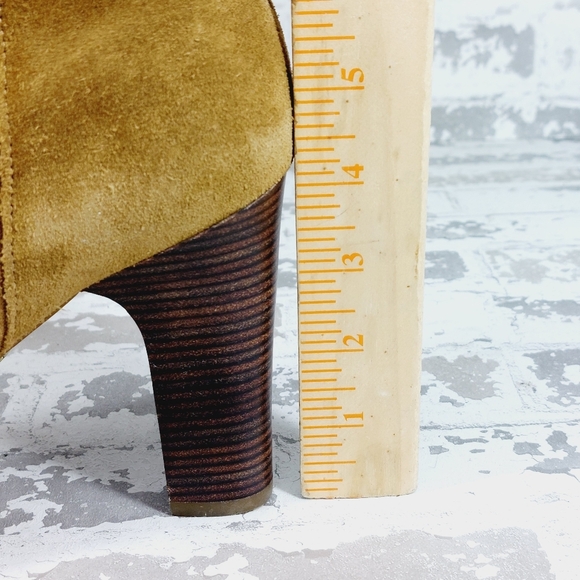 Ugg Dandelion Chestnut Brown Suede Winter Ankle Boots V406 - Picture 7 of 10